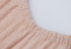 Aankleedkussenhoes Badstof 50x70cm - Pale Pink/Rosewood - 2 Stuks