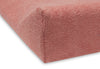 Aankleedkussenhoes Badstof 50x70cm - Pale Pink/Rosewood - 2 Stuks