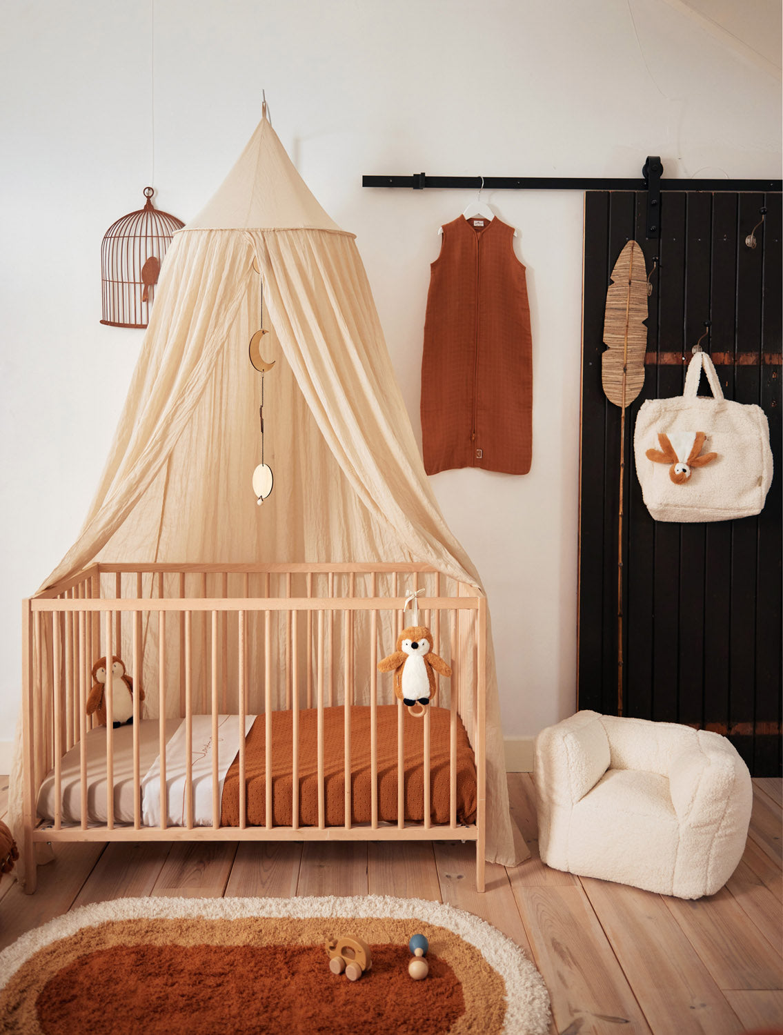 Jollein Klamboe Vintage 245cm - Chestnut Jollein Klamboe Vintage 245cm - Chestnut