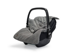 Voetenzak voor Autostoel  Kinderwagen - Basic Knit - Stone Grey