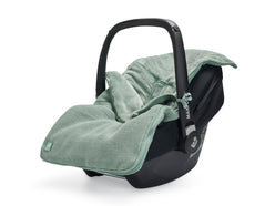 Voetenzak voor Autostoel  Kinderwagen - Basic Knit - Forest Green