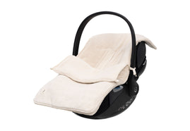 Voetenzak voor Autostoel  Kinderwagen Grain Knit - Oatmeal