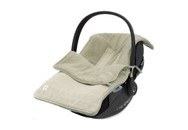 Voetenzak voor Autostoel  Kinderwagen Grain Knit - Olive Green