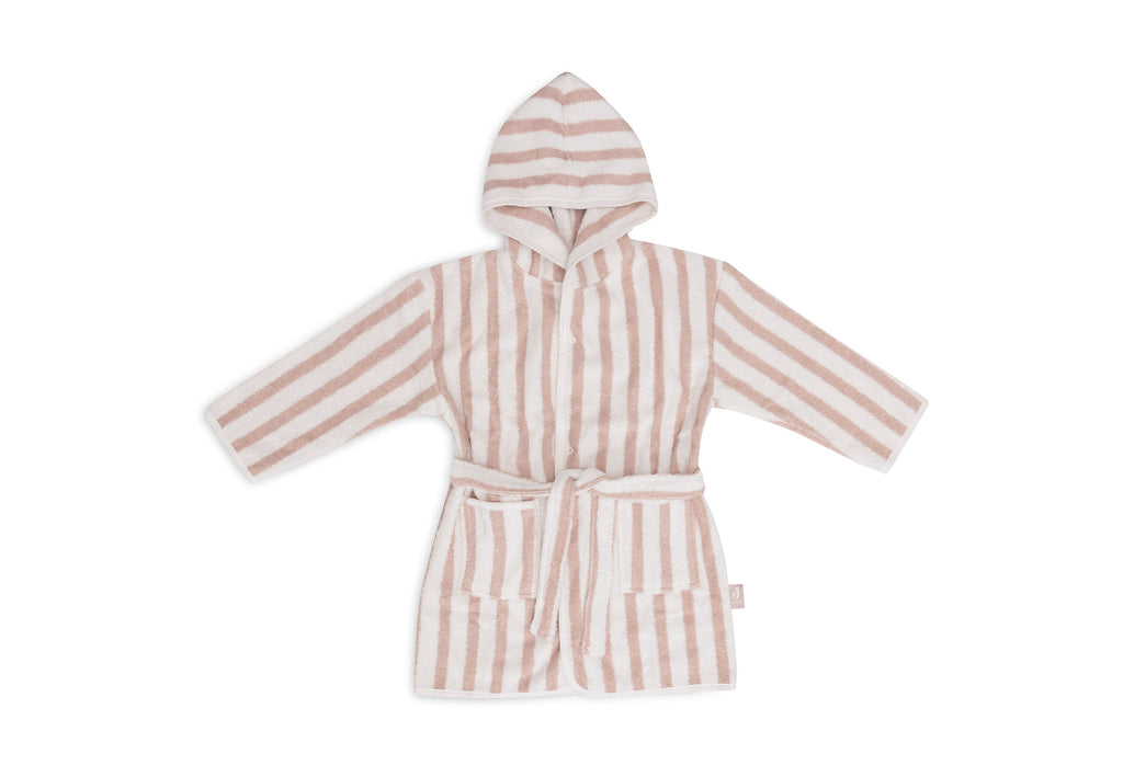 Peignoir Stripe Éponge - GOTS