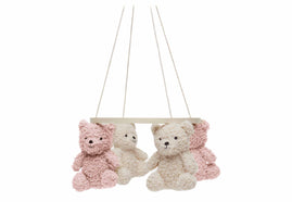 Baby mobiel Teddy Bear - Wild Rose/Naturel