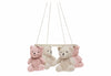 Baby mobiel Teddy Bear - Wild Rose/Naturel