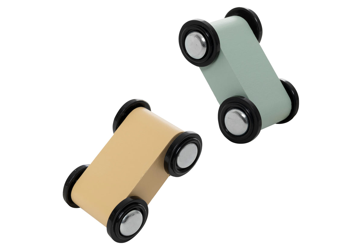 TOP BRIGHT Houten Kogelbaan Met Auto's – 4 Voertuigen – Racebaan Voor Kinderen Vanaf 1 Jaar – Educatief Speelgoed – Cadeautip