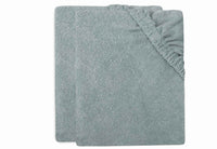 Changing Mat Cover Terry Soft Grey/Storm Grey (2pack)