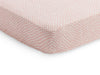 Hoeslaken Wieg Jersey 40/50x80/90cm - Snake - Pale Pink