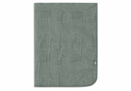 Deken Wieg 75x100cm Jungle Jambo - Ash Green/Laurel