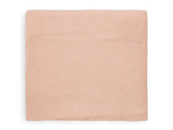 Deken Ledikant Basic Knit 100x150cm - Pale Pink