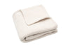 Deken Wieg 75x100cm Grain Knit - Oatmeal/Velour