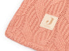 Deken Ledikant 100x150cm Spring Knit - Rosewood/Coral Fleece