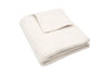 Deken Ledikant 100x150cm Grain Knit - Oatmeal/Velour