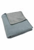 Deken Ledikant 100x150cm Cosy Knit - Sea Green/Velvet