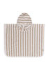 Badponcho Stripe Terry - Olive Green - GOTS