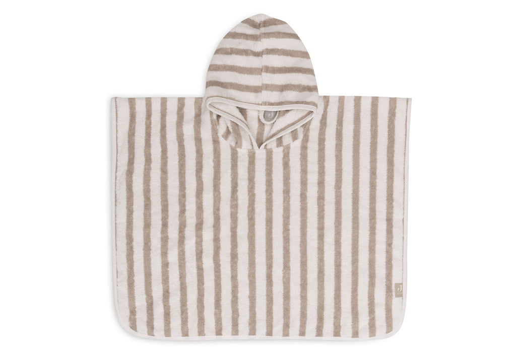 Bath poncho Stripe Terry GOTS