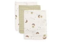 Gant de toilette gaze de Coton 15x20cm - Over the Moon - 3 Unités