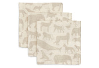 Monddoekje Hydrofiel Animals3-Pack