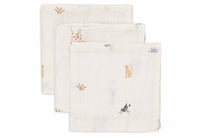 Serviette Gaze de Coton 31x31cm - Jungle Jambo - 3 Unités