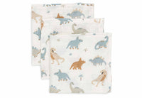 Serviette Gaze de Coton 31x31cm - Roarsome - 3 Unités