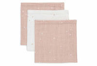 Monddoekje Hydrofiel 31x31cm - Twinkling - 3 Stuks