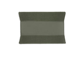 Aankleedkussenhoes 50x70cm Pure Knit - Leaf Green - GOTS