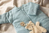 Baby Slaapzak Met Afritsbare Mouw 60cm Twinkling - Sea Green