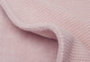 Deken Ledikant 100x150cm Basic Knit - Pale Pink/Fleece